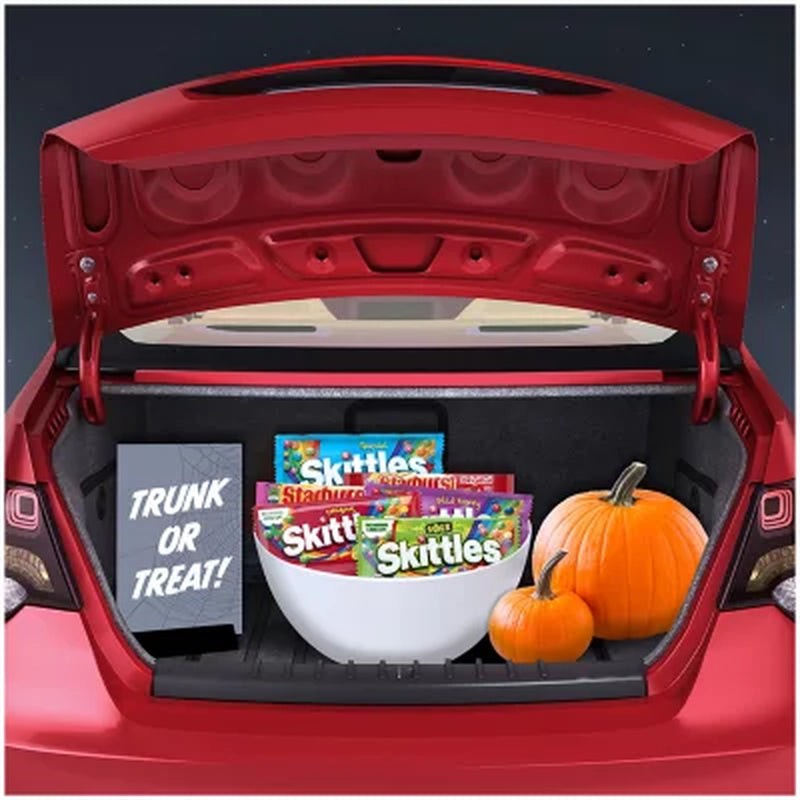 Starburst & Skittles Chewy Candy, Variety Box, Full Size, 30 Pk.