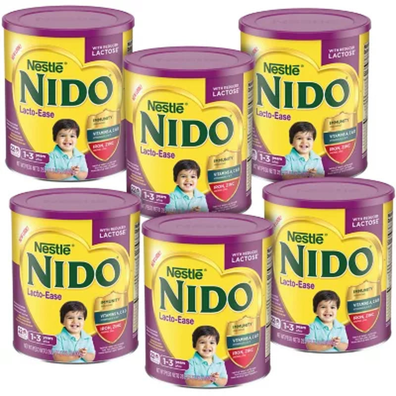 Nestle NIDO Lacto-Ease Toddler Formula 1.76 Lb., 6 Pk.