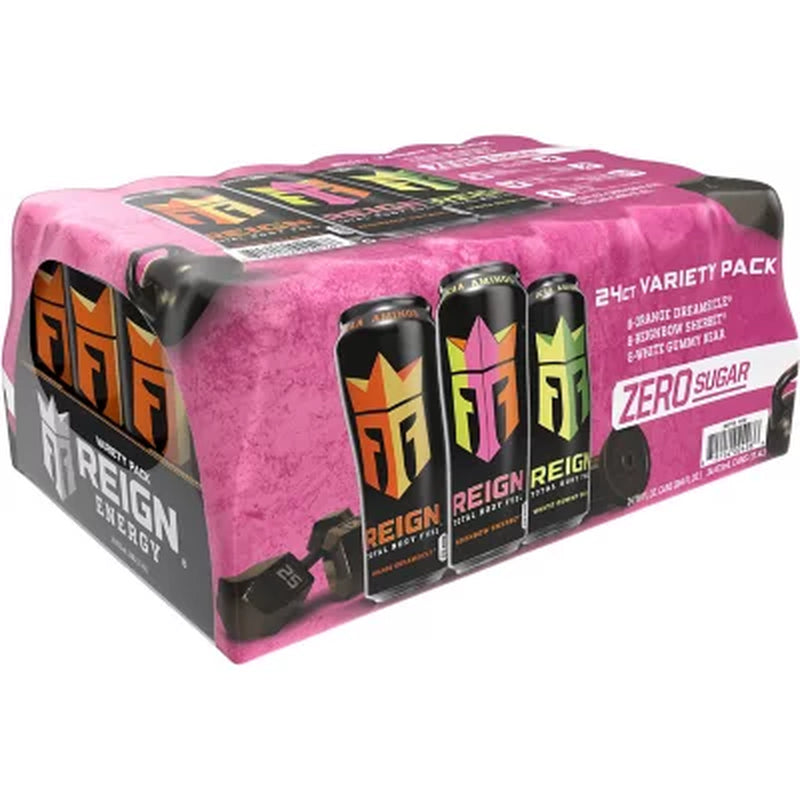 Reign Total Body Fuel Variety Pack 16 Fl. Oz., 24 Pk.