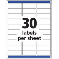 Avery Easy Peel Address Labels, Sure Feed Technology, Permanent Adhesive, 1