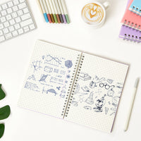 3 Pack Small Spiral Notebook, A6 Square Journal Notebook 4.3
