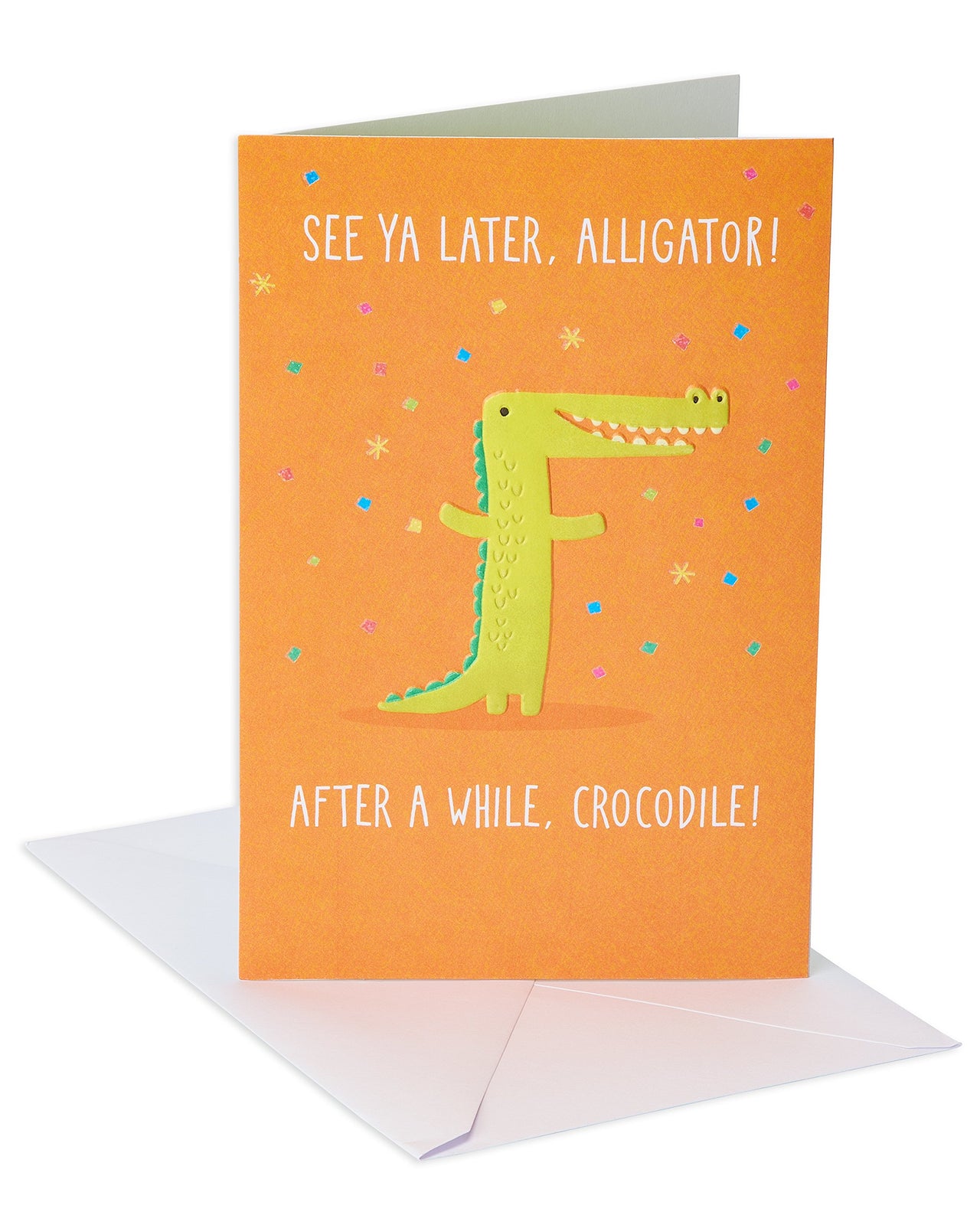 American Greetings Goodbye Card (See Ya Later Alligator) See Ya Later Alligator