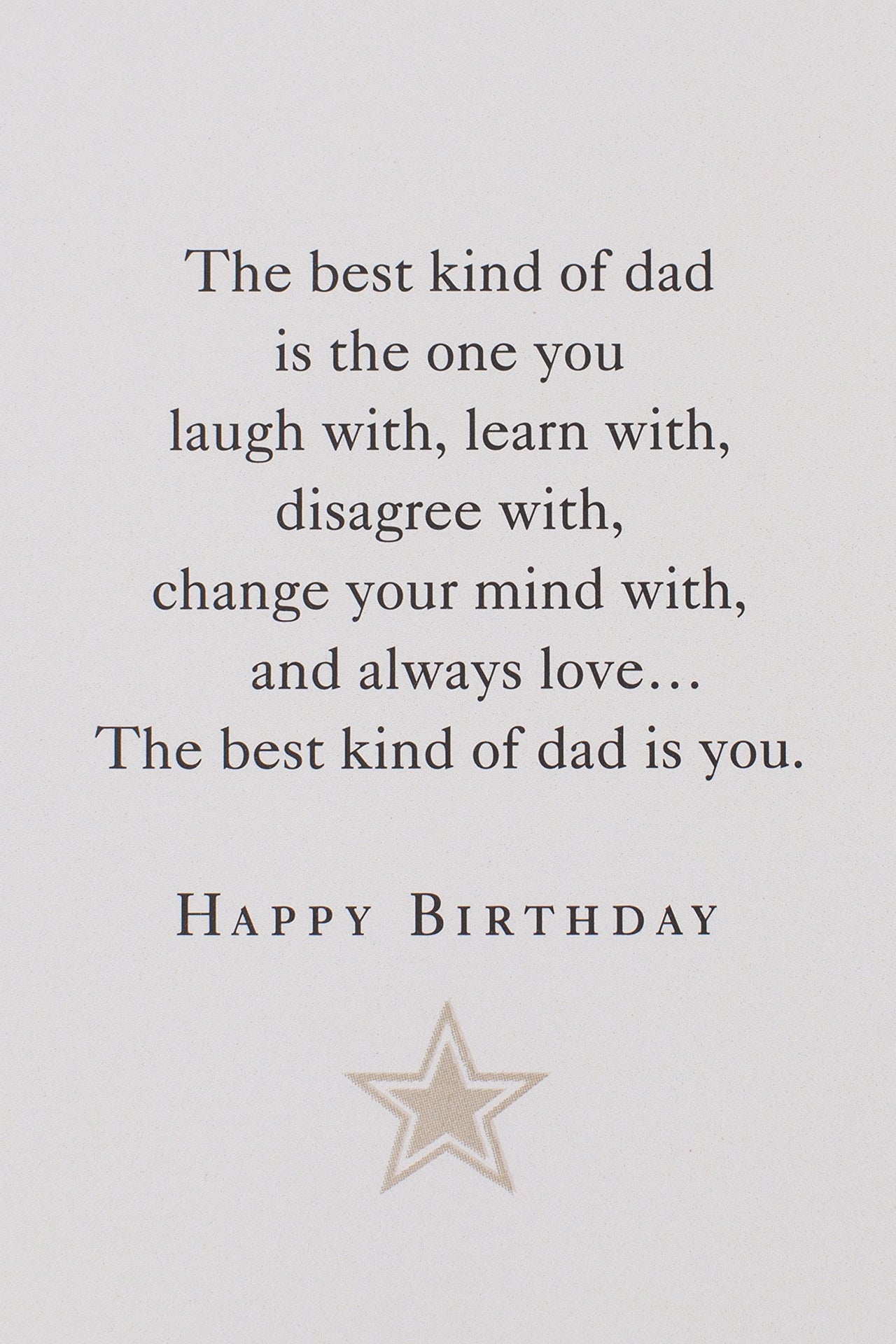 Hallmark Birthday Card to Father (Best Kind of Dad)