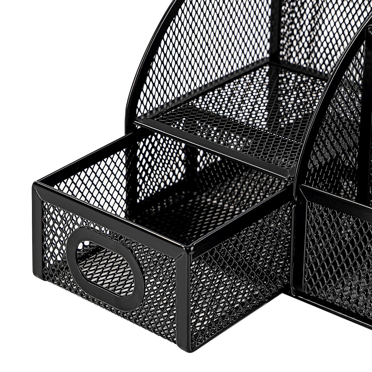 Basics Mesh Pen Holder and Organizer, Black, ‎9.1" x 5.9" x 5.5'' Pen Holder Organizer