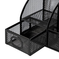 Basics Mesh Pen Holder and Organizer, Black, ‎9.1