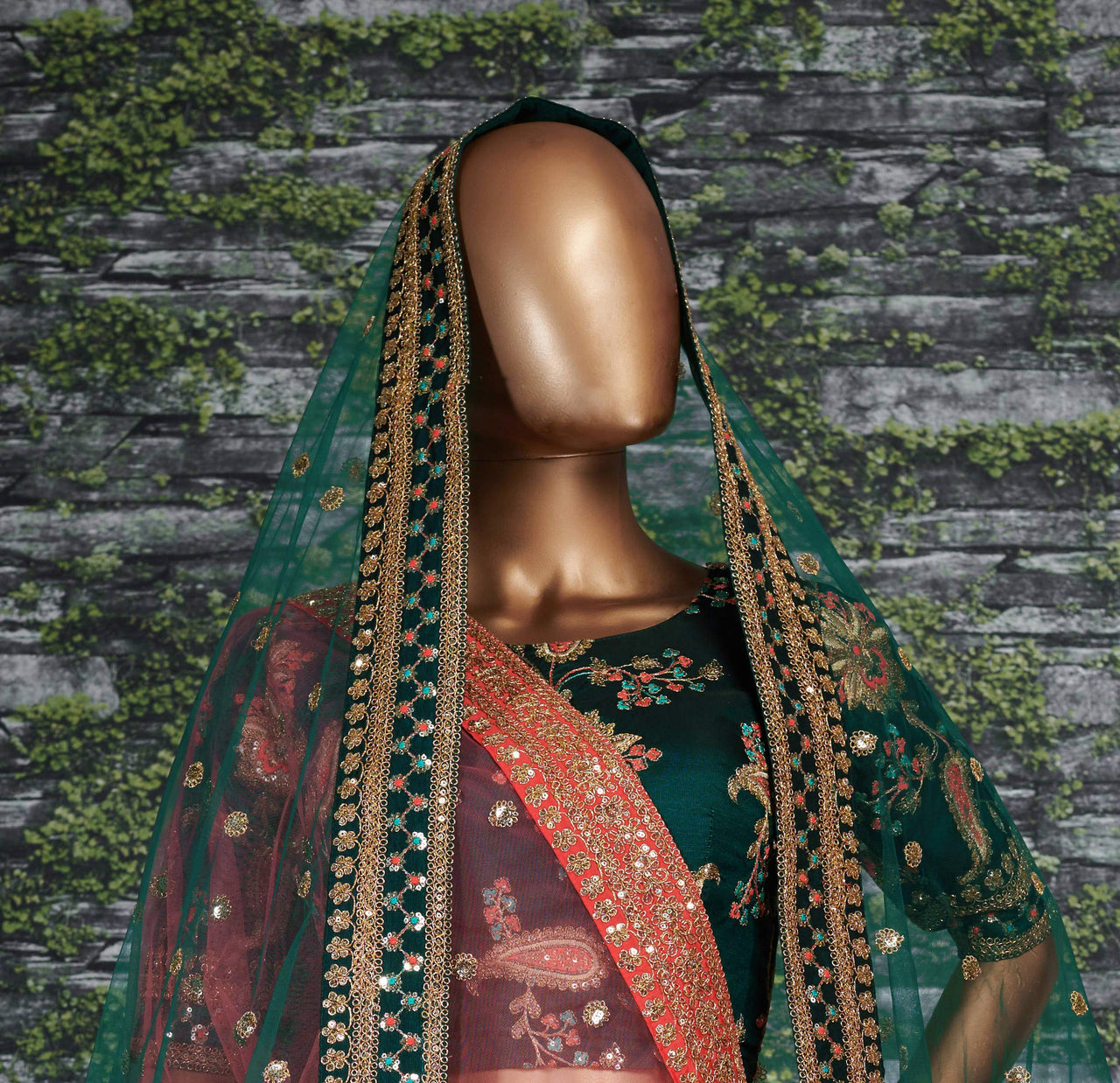 Zeel Clothing Women's  Silk Semi-Stitched Lehenga Choli (7034-Wedding-Bridal-Latest-New; Free)