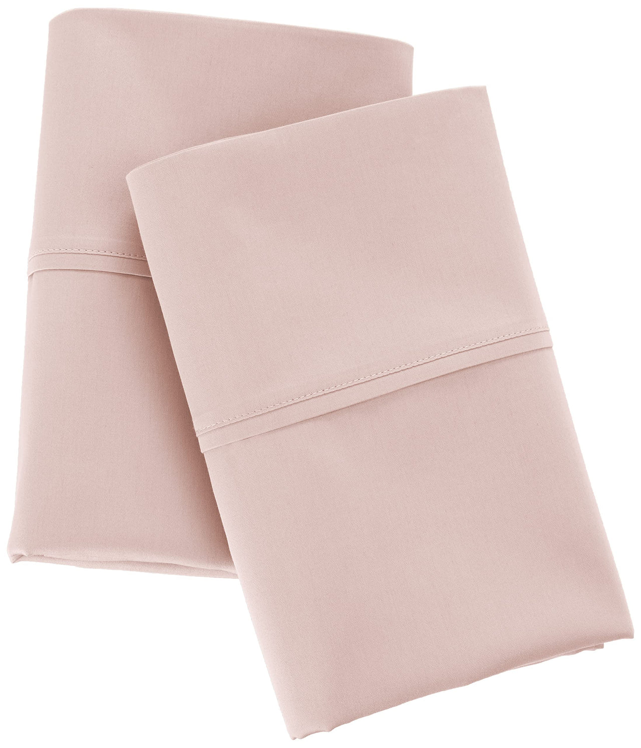 Aware 100% Organic Cotton 300 Thread Count Pillowcase Set, Blush, Standard, 2 Pack, 32" x 20"