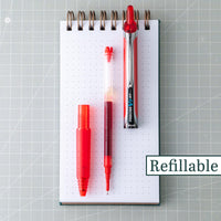 Pilot Precise V7 RT Refillable & Retractable Liquid Ink Rolling Ball Pens, Fine Point (0.7 mm), Red, 12-Pack
