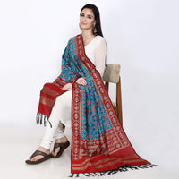KAPAAHA Women's  Woven Design Silk Blend Dupatta Free Size