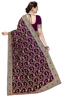 PANASH TRENDS Women's  Banarasi Barfi Silk Saree With Blouse Piece