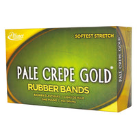 Alliance Rubber 20255 Pale Crepe Gold Rubber Bands Size #117A, 1 lb Box Contains Approx. 600 Bands (7