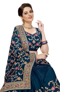 PANASH TRENDS Women's  Banarasi Barfi Silk Saree With Blouse Piece