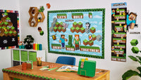 Eureka Minecraft Life Lessons Vertical Classroom Banner for Teachers, 12
