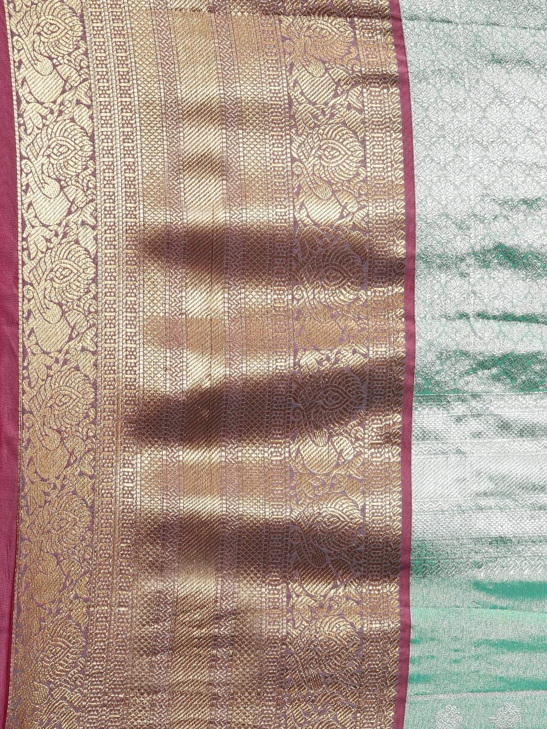 Pandadi Saree Women's  Arasi Soft Tissue Banarasi Silk Dharmavaram Pattu Saree With Unstiched Blouse Piece