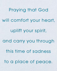 American Greetings Religious Sympathy Card (Faith, Hope, and Love) Faith, Hope, and Love