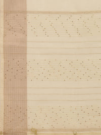 DUNGRANI Women's  Linen Saree With Blouse Piece