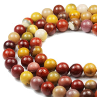 Real Crystals for Jewelry Making Energy Healing Crystals Jewelry Chakra Crystal Jewerly Beading Supplies Mookaite Jasper 15.5inch About 58-60 Beads 6MM
