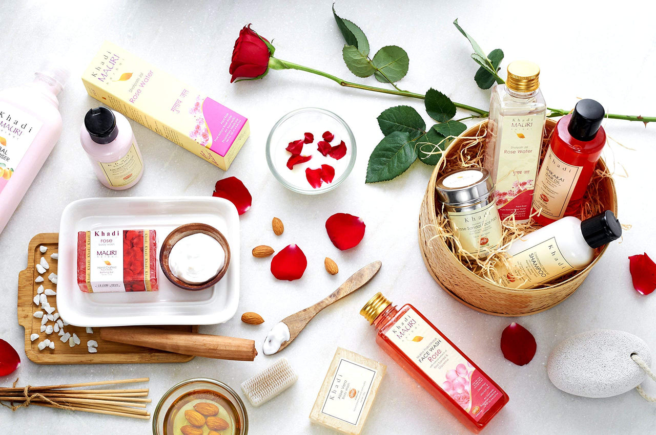 Khadi Mauri Herbal Assorted Ayurvedic Soaps Combo For Glowing Skin, 125 Gm (Pack Of 6)