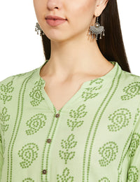 Karigari by Unlimited Women's  Rayon Classic Kurta