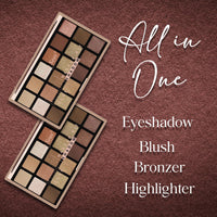 Seven Seas Nude Dust Eye Shadow Makeup Kit Matte & Shimmer Finish Eye Shadow Palette For Face Makeup (01, 48g)