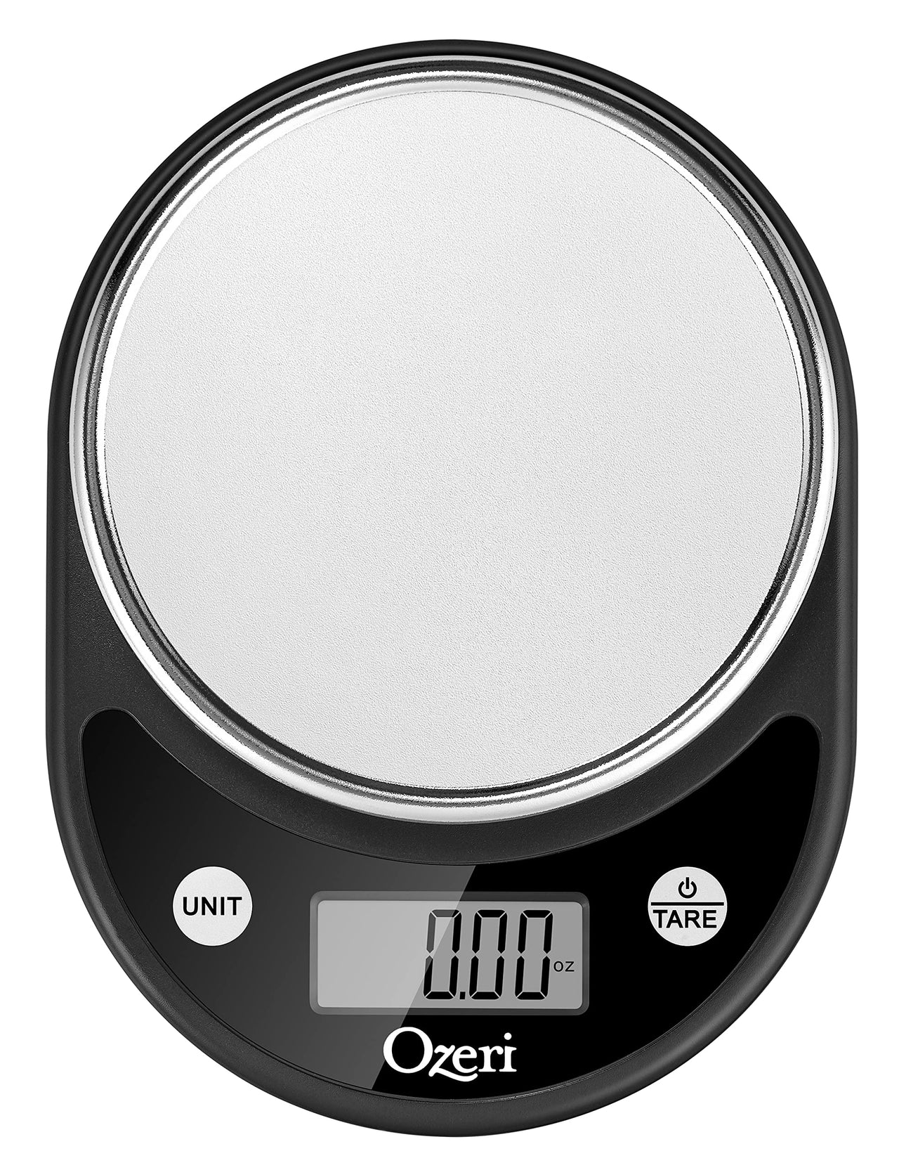 Ozeri Pronto Digital Multifunction Kitchen and Food Scale,Silver on Black Silver on Black