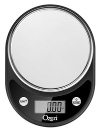 Ozeri Pronto Digital Multifunction Kitchen and Food Scale,Silver on Black Silver on Black