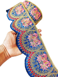 CARTZEYE Embroidery Heavy Work Trim Lace Border for Saree, Kurti, Dresses, Bandhani, Lehenga, Decorative Ribbon