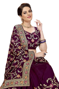 PANASH TRENDS Women's  Banarasi Barfi Silk Saree With Blouse Piece