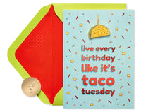 Papyrus Birthday Card (Taco Tuesday)