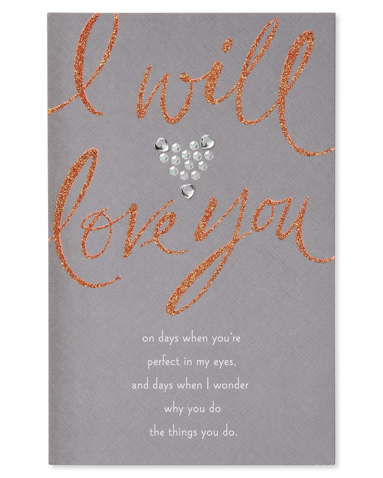 American Greetings Romantic Anniversary Card (I Will) I Will