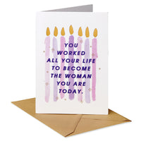 American Greetings Birthday Card for Her (So Worth Celebrating)