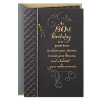 Hallmark 80th Birthday Card (Honor You Today)