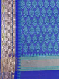 Pandadi Saree Women's  Cotton Silk Saree With Blouse Piece