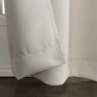 Sun Zero Easton Energy Saving Blackout Grommet Curtain Panel, 40