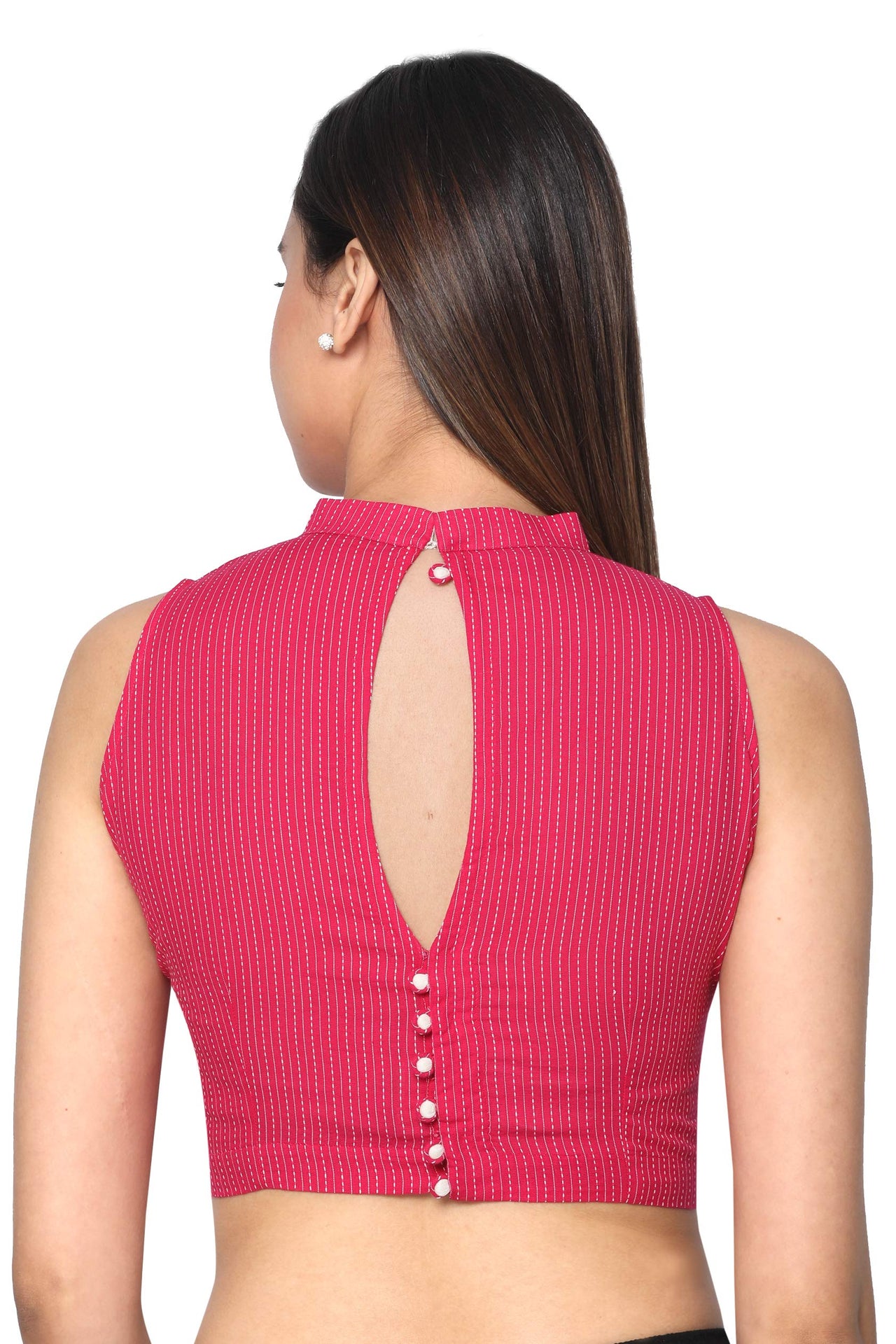 RENE Women's  Cotton Sleeveless Blouse