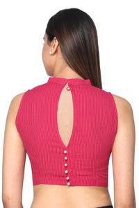 RENE Women's  Cotton Sleeveless Blouse