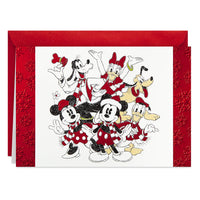 Hallmark Disney Boxed Christmas Cards, Mickey Mouse and Friends (16 Cards and 17 Envelopes) (1XPX5519)