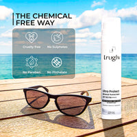 Truglw Ultra Protect Mineral Sunscreen SPF 50 PA++++ | Derma & In Vitro Tested | Broad Spectrum | No White Cast, Non-Greasy | Zinc, Vitamin C & E, Hyaluronic Acid | 50ml