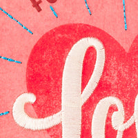 Hallmark Valentine's  Day Romantic Card for Husband or Boyfriend (Embroidery Heart) Valentine's  Day, Man I Love Heart