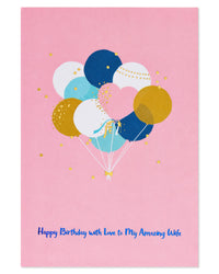 American Greetings Birthday Card for Wife (You Make the World a Magical Place) You Make the World a Magical Place