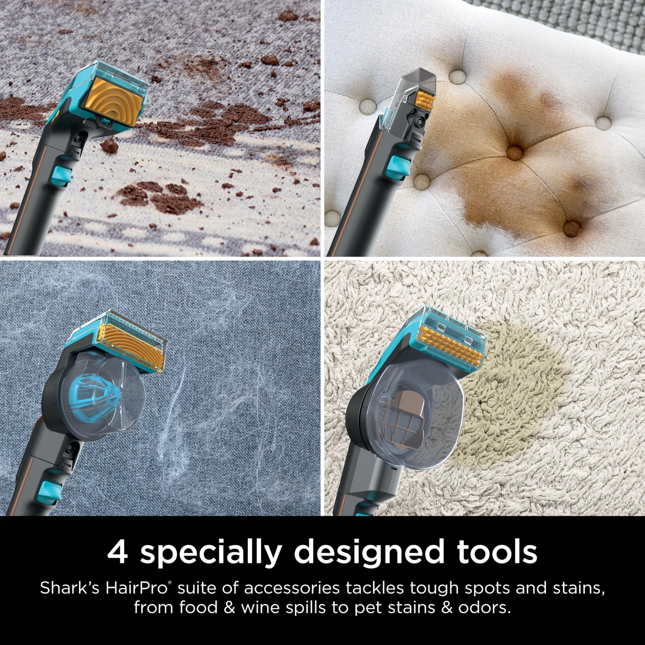 Shark StainStriker HairPro. Portable Carpet, Area Rug & Upholstery Spot & Stain Cleaner, Hair & Odor Eliminator for Carpets, Area Rugs, Upholstery & Cars. Perfect for Pets, Copper, PX251 Shark StainStriker w/ HairPro Technology