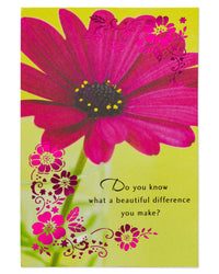 American Greetings Thank You Card for Her (Beautiful Difference) Beautiful Difference