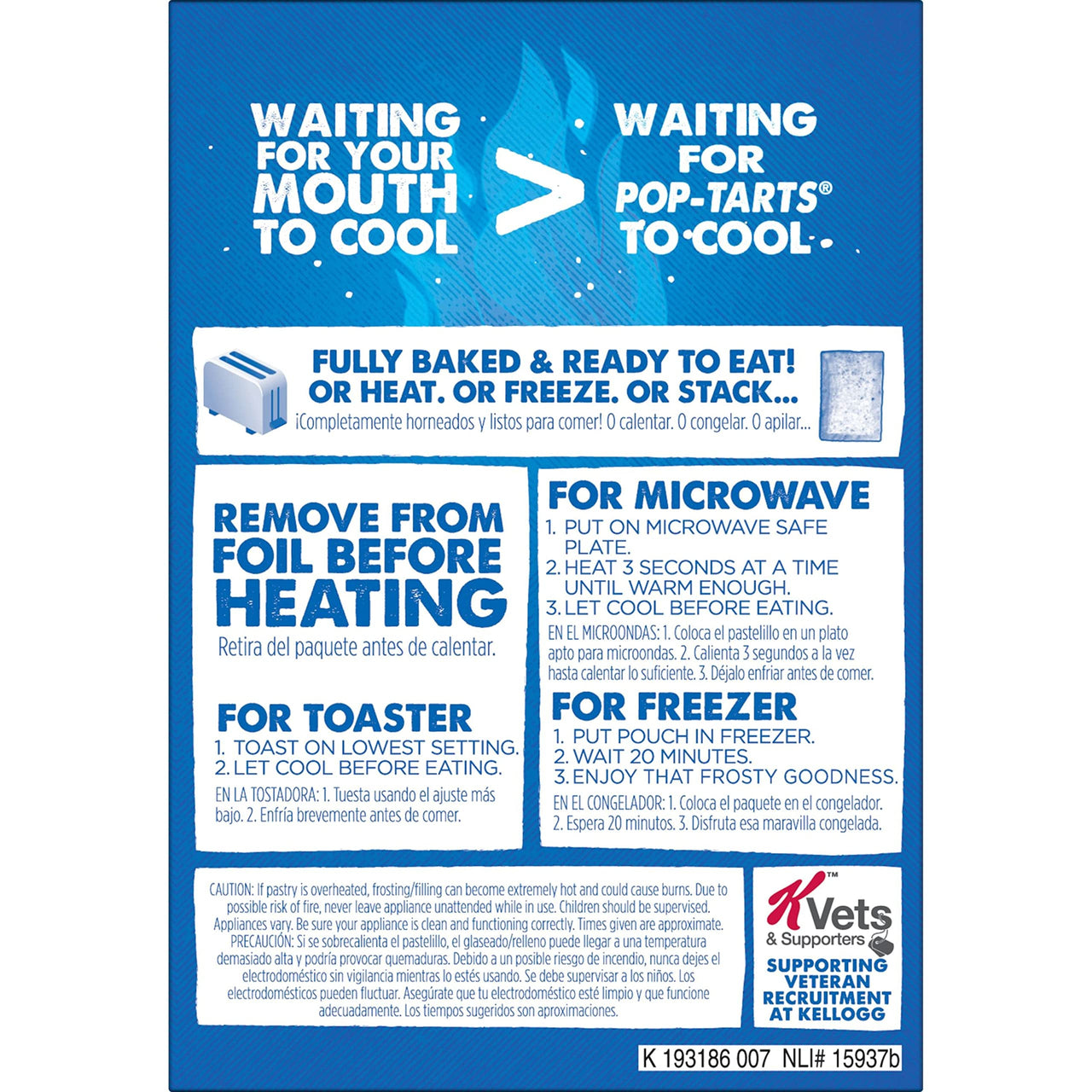 Pop-Tarts Toaster Pastries, Breakfast Foods, Kids Snacks, Frosted S'mores, 13.5oz Box (8 Pop-Tarts)