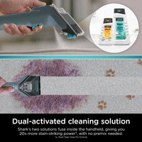 Shark StainStriker HairPro. Portable Carpet, Area Rug & Upholstery Spot & Stain Cleaner, Hair & Odor Eliminator for Carpets, Area Rugs, Upholstery & Cars. Perfect for Pets, Copper, PX251 Shark StainStriker w/ HairPro Technology