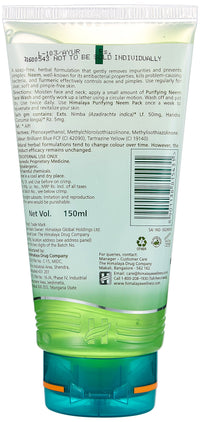 Himalaya Herbals Purifying Neem Face Wash, 2x150ml (Saver pack)