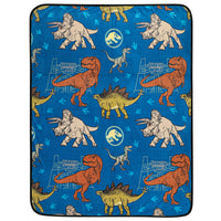 Franco Kids Bedding Super Soft Plush Throw Blanket, 46 in x 60 in, Jurassic World