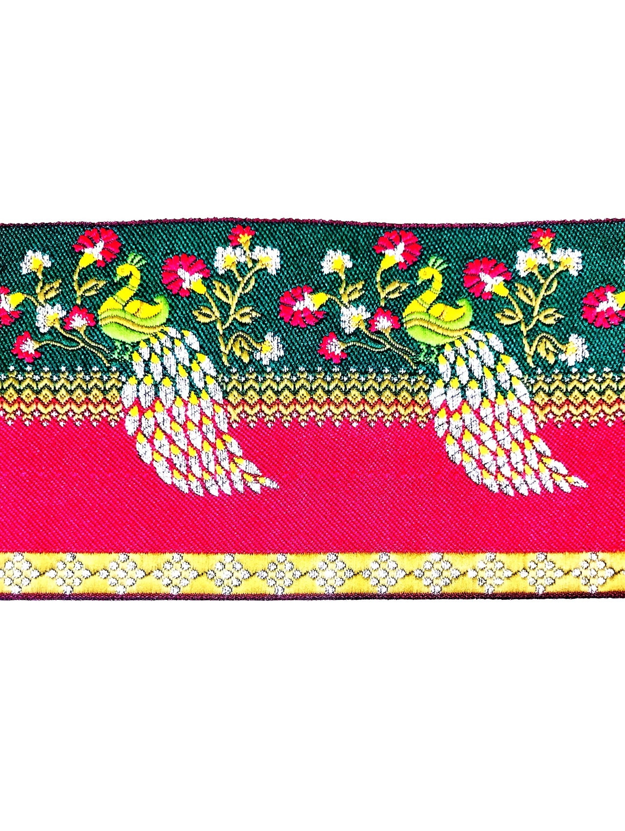 CARTZEYE Women's  Saree Falls Lace Border Reel Jacquard Woven Heavy Design Work for Saree, Kurti, Dresses, Bandhani, Lehenga, Decorative Ribbon