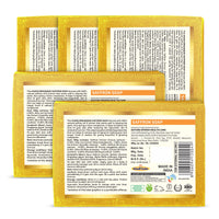 Khadi Organique Natural Herbal Saffron Soap Pack of 5