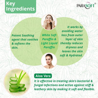 Parasoft Cream for Dry & Dehydrated Skin Intense Moisturizer Nourishing Cold & Winter Cream with Goodness of Aloe vera for both Men & Women Non-Greasy Paraben Free -200 GM