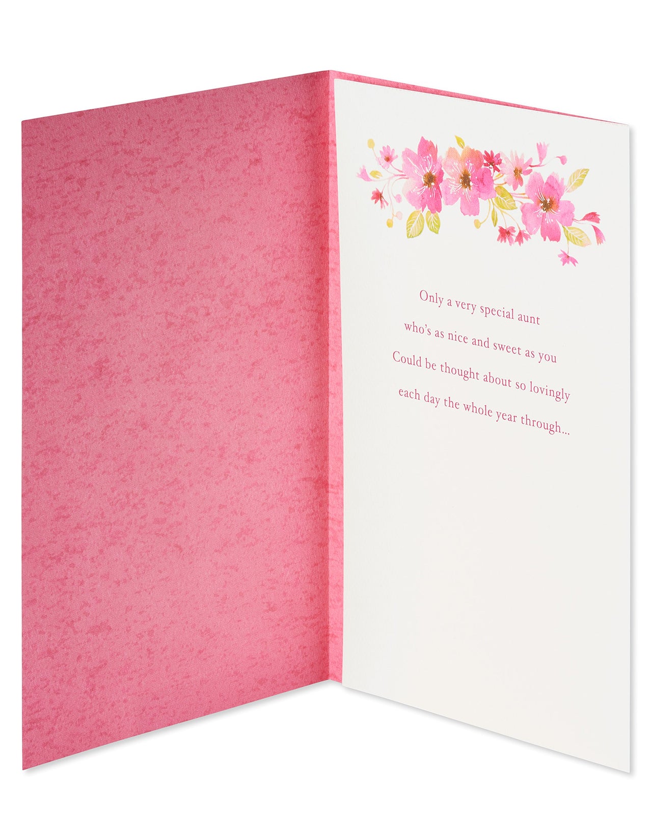 American Greetings Birthday Card for Aunt (Floral) Floral Birthday Card for Aunt